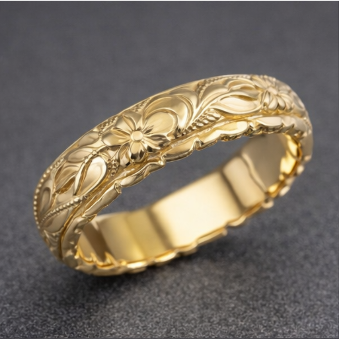 Daniela | Anillo con cadena de oro Infinity