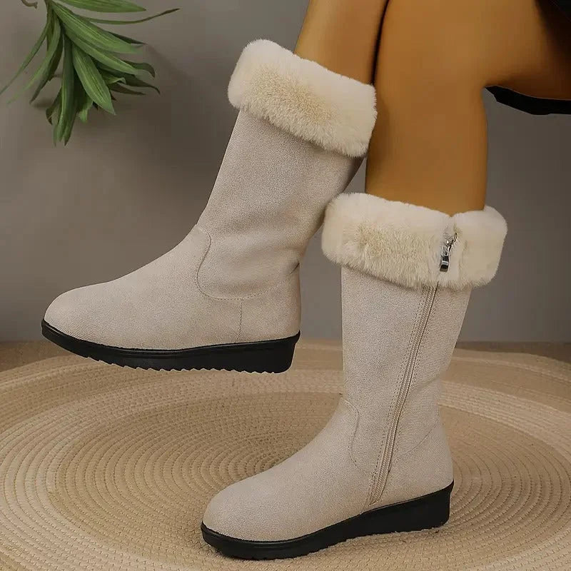 Dimitra – Botas largas y cálidas para mujer para comodidad diaria