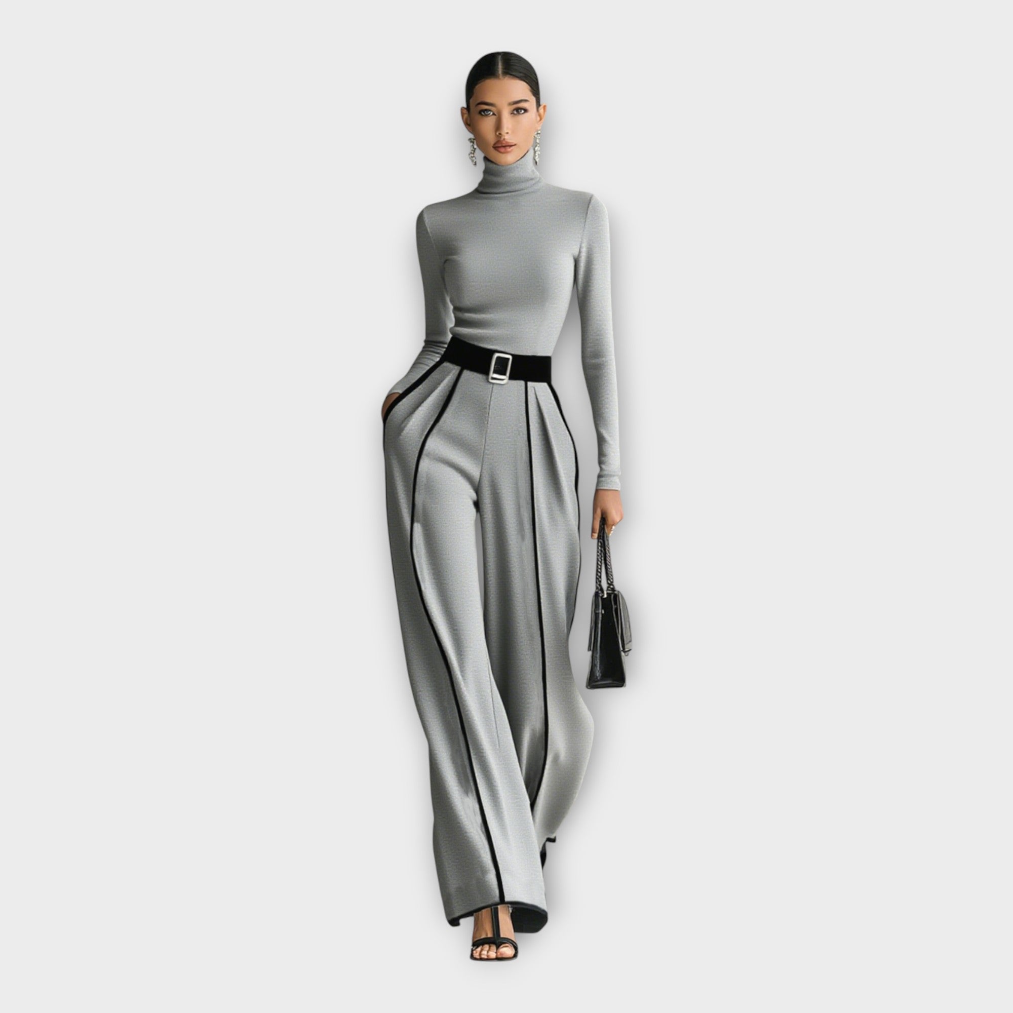 Mono elegante con estética minimalista