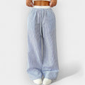 Pantalón Ancho a Rayas