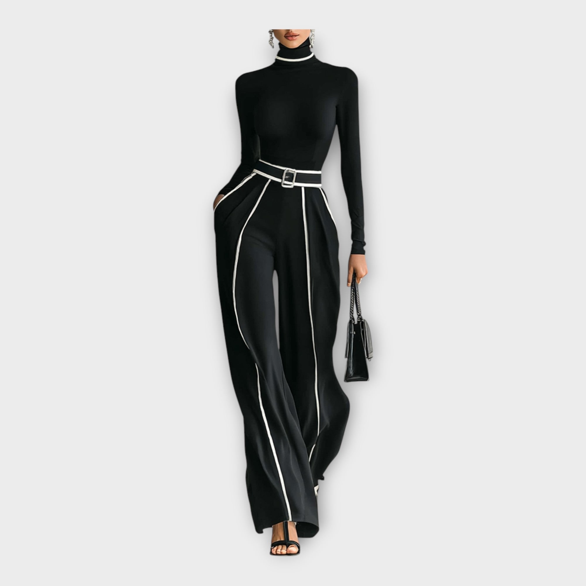 Mono elegante con estética minimalista