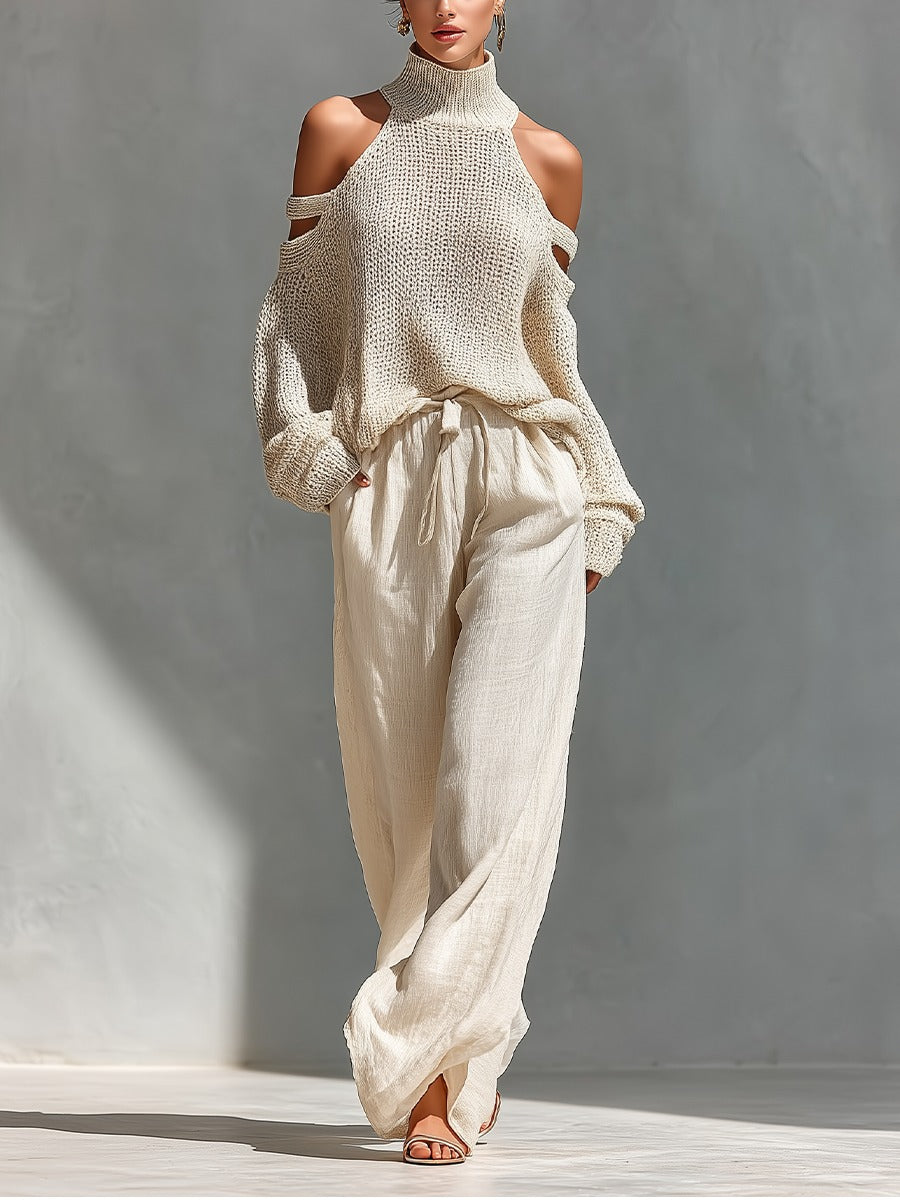 Camila | Conjunto completo de moda en punto y lino