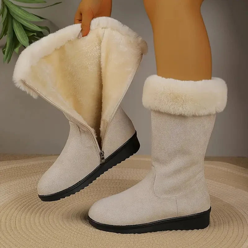 Dimitra – Botas largas y cálidas para mujer para comodidad diaria