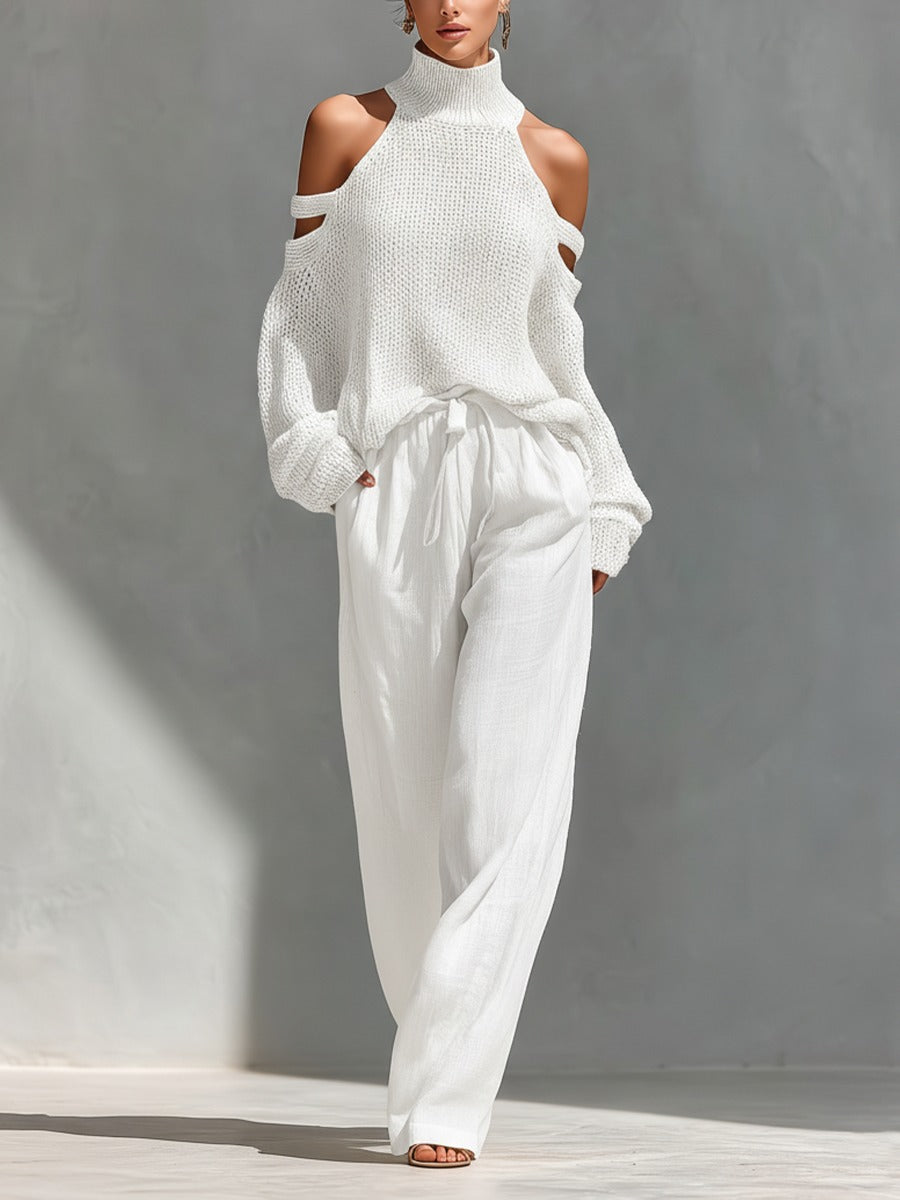 Camila | Conjunto completo de moda en punto y lino