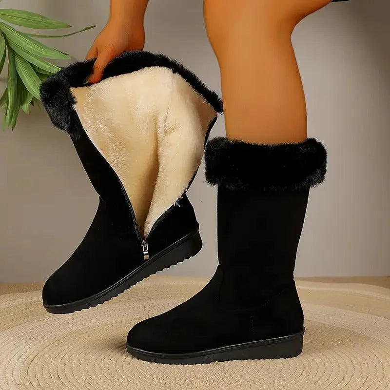 Dimitra – Botas largas y cálidas para mujer para comodidad diaria
