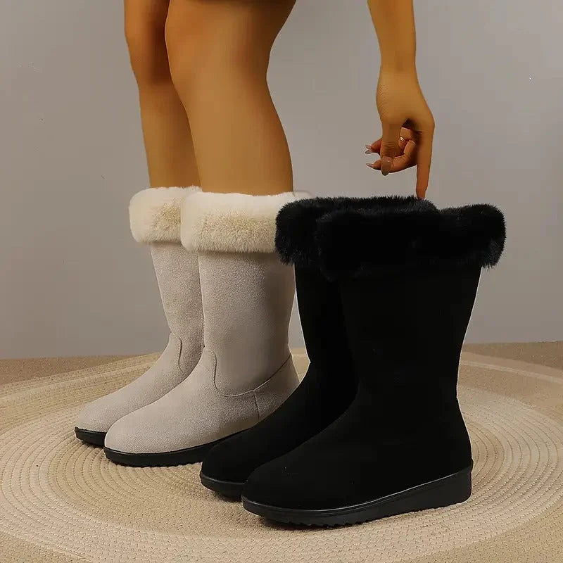 Dimitra – Botas largas y cálidas para mujer para comodidad diaria