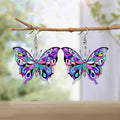 Pendientes de Mariposa Coloridos para Mujeres