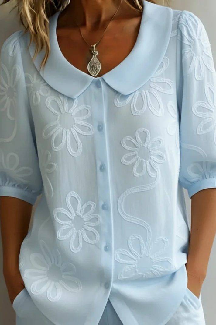 Blusa de flores elegante
