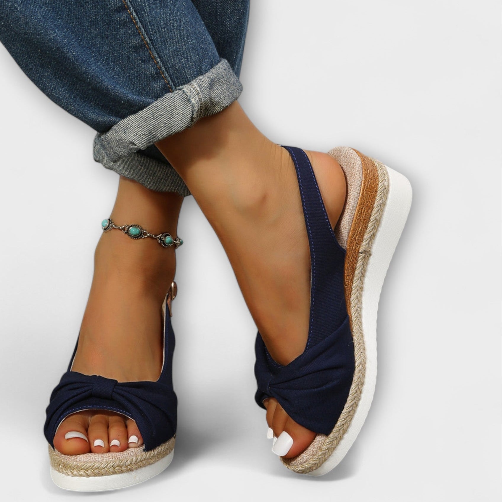 Sandalias de Verano con Lazo