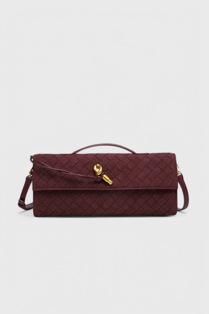 Mochila de Hombro Melani Clásica de Ante