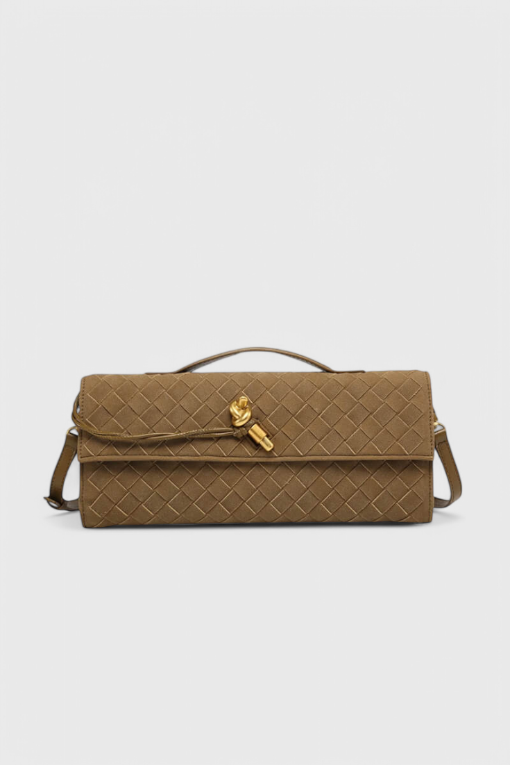 Mochila de Hombro Melani Clásica de Ante
