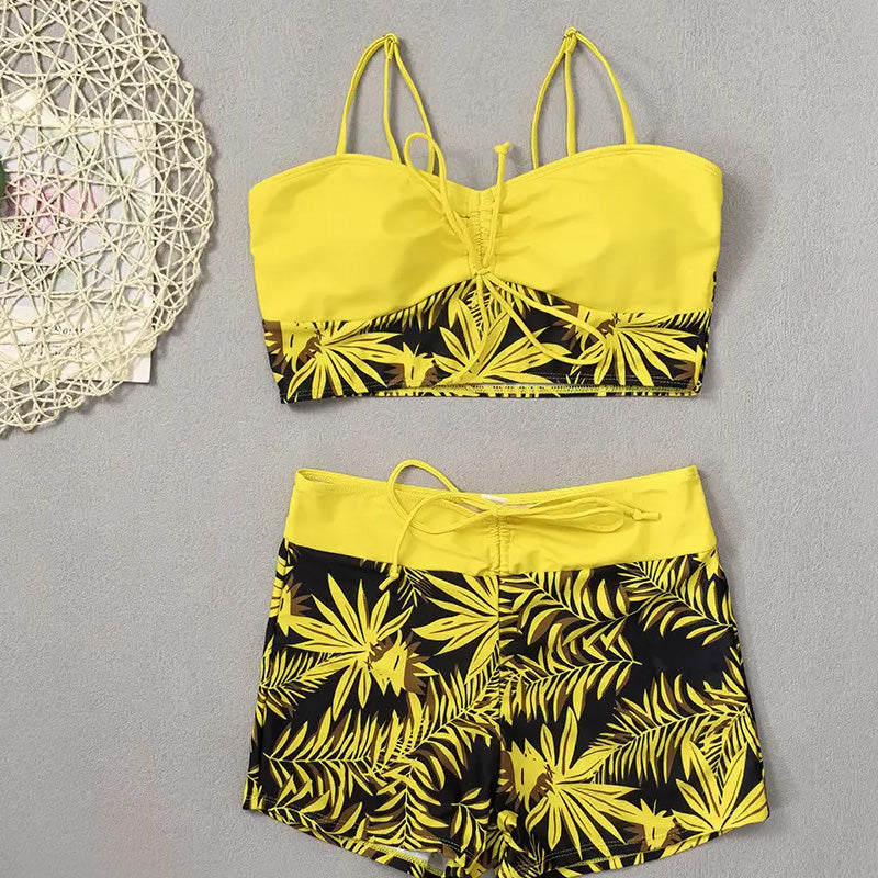 Reese™ Bañador de dos piezas para mujer con estampado